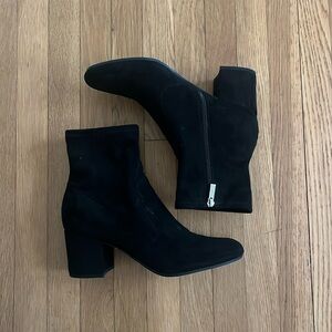 Women’s Black Heeled Booties